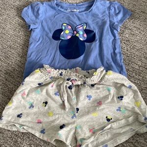 Gap disney short set. Good condition